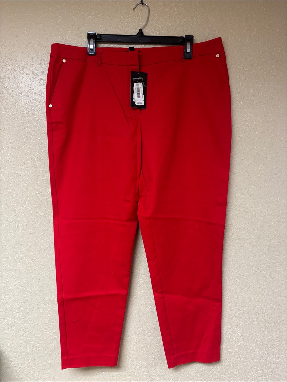 J. Crew Bright Red Pants